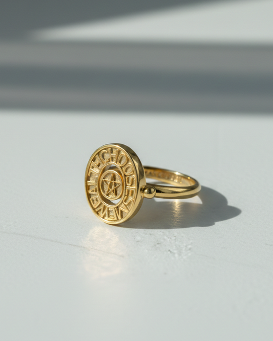 Wealth & Prosperity Signet Ring | Manifestation Talisman - yiru.jeweller