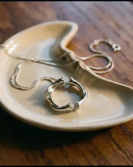 Triple Circle Sterling Silver Necklace-Everything Is Possible - yiru.jeweller