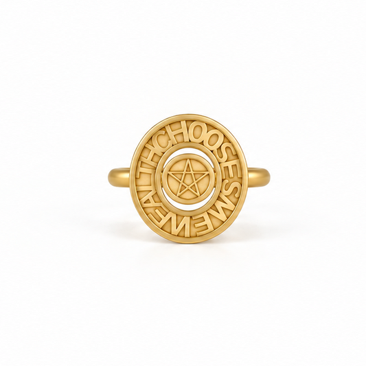 Pentacle Signet Ring